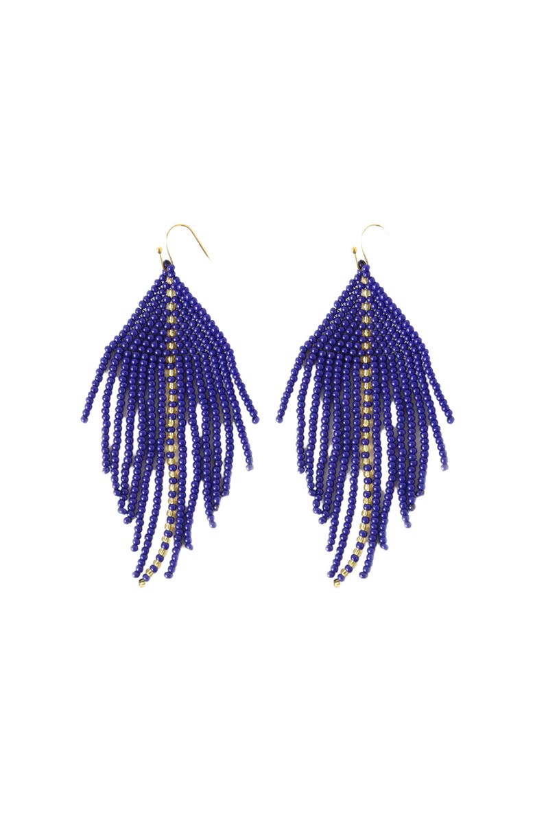 Fosterie Raya Earrings, Main, color, Navy