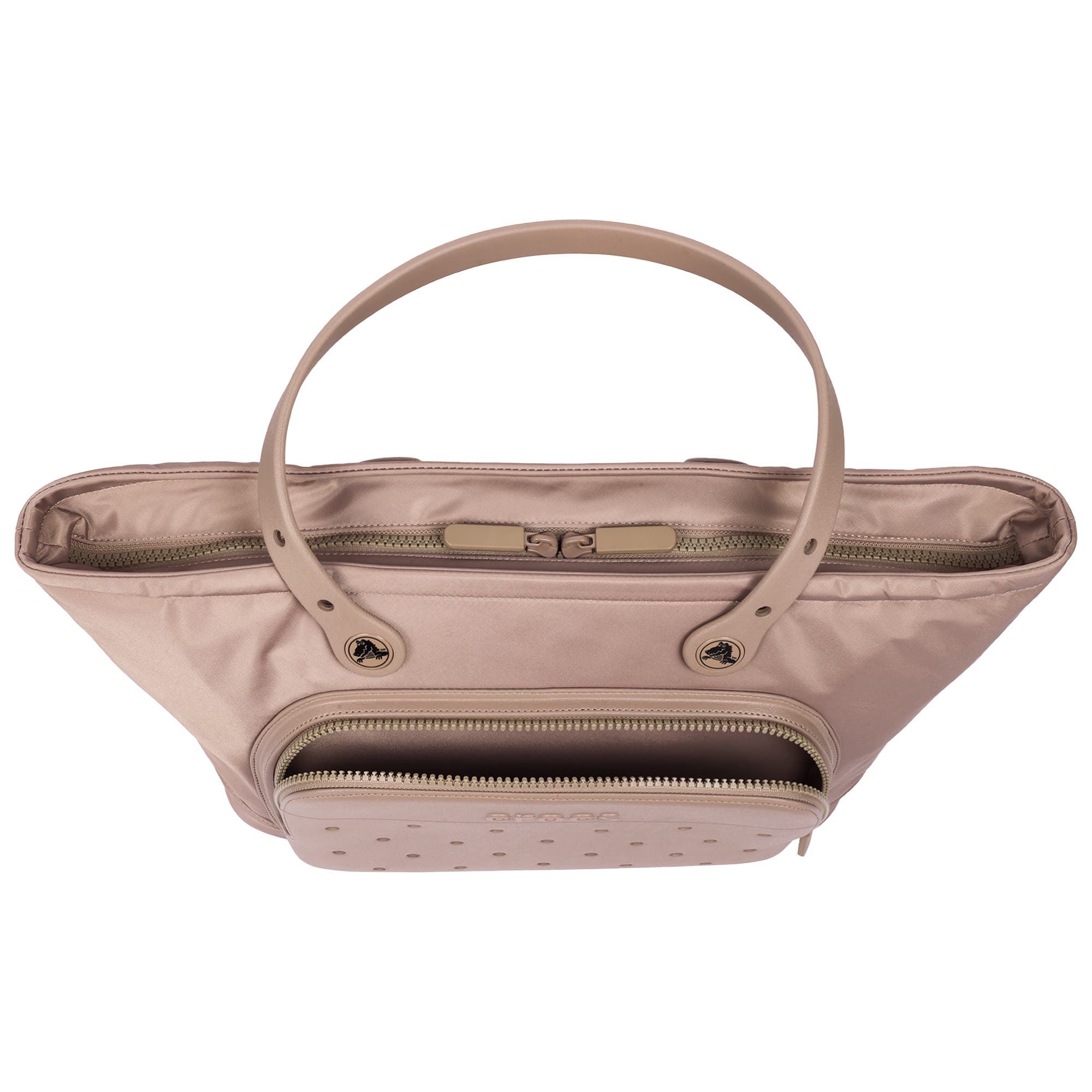 Large Tote with Pockets, Alternate, color, LATTE