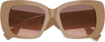 52mm Gradient Square Sunglasses