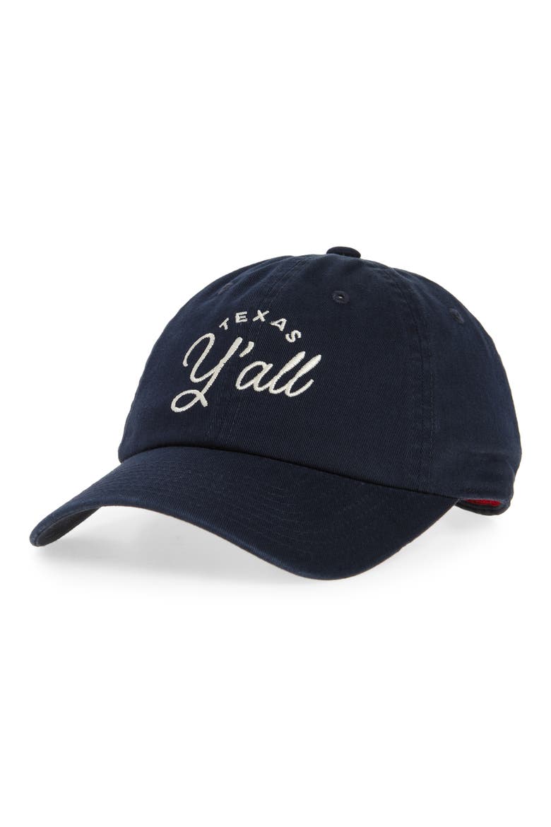 Texas Cotton Baseball Cap, Main, color, NAVY