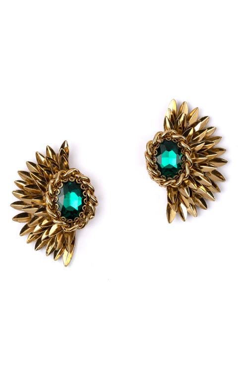 Ryder Crystal Stud Earrings