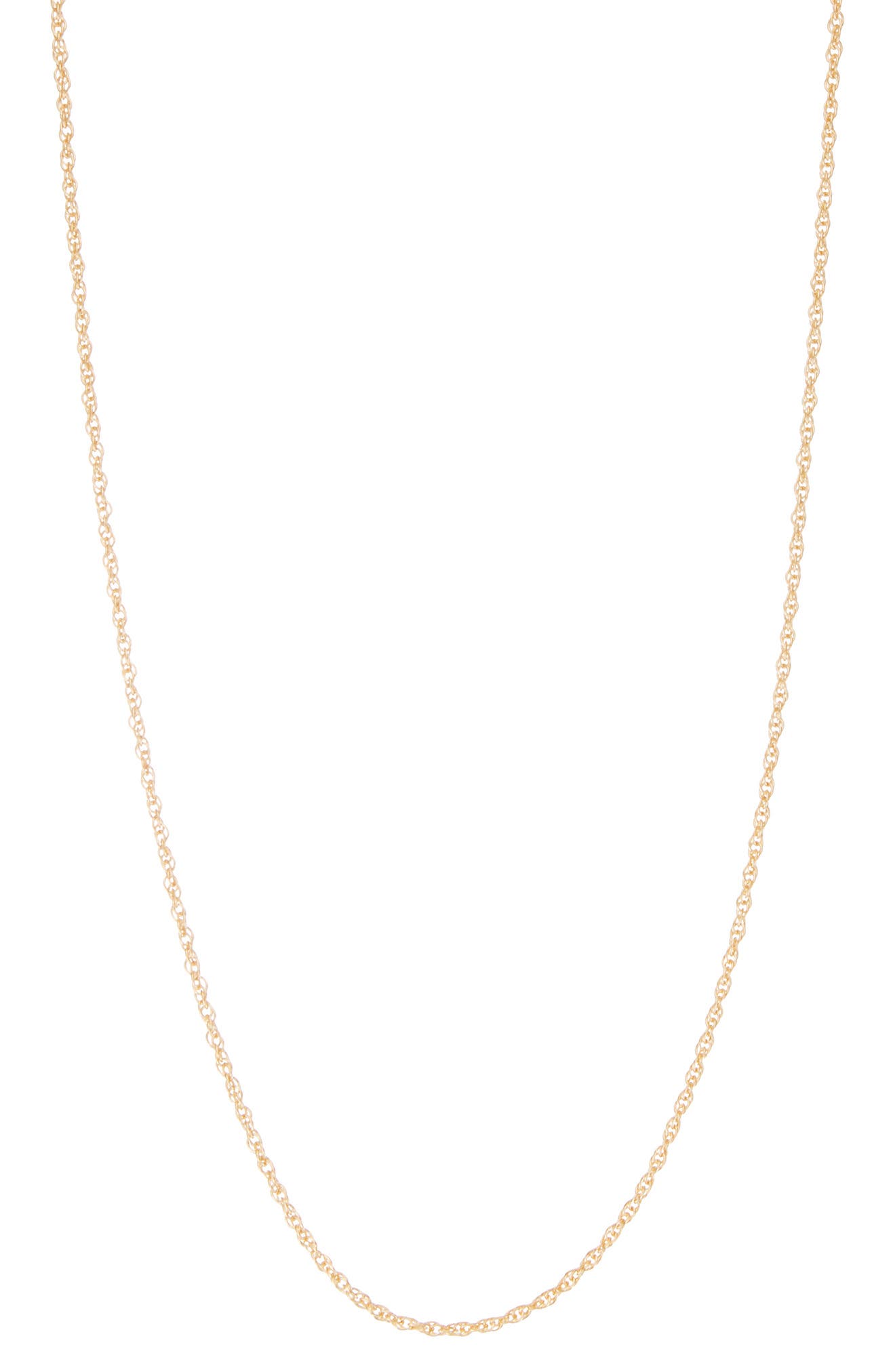 Fuzion Creations Rope Chain Necklace In Yellow