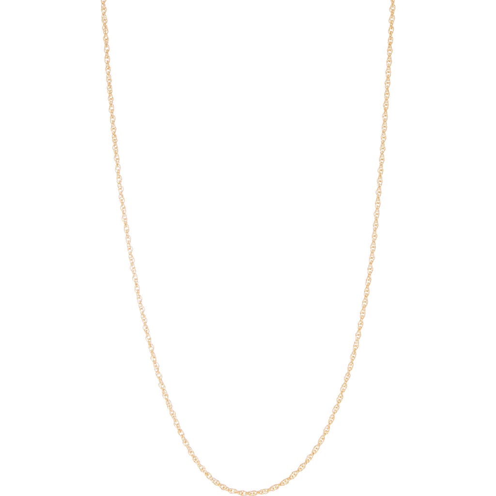 Fuzion Creations Rope Chain Necklace In Yellow