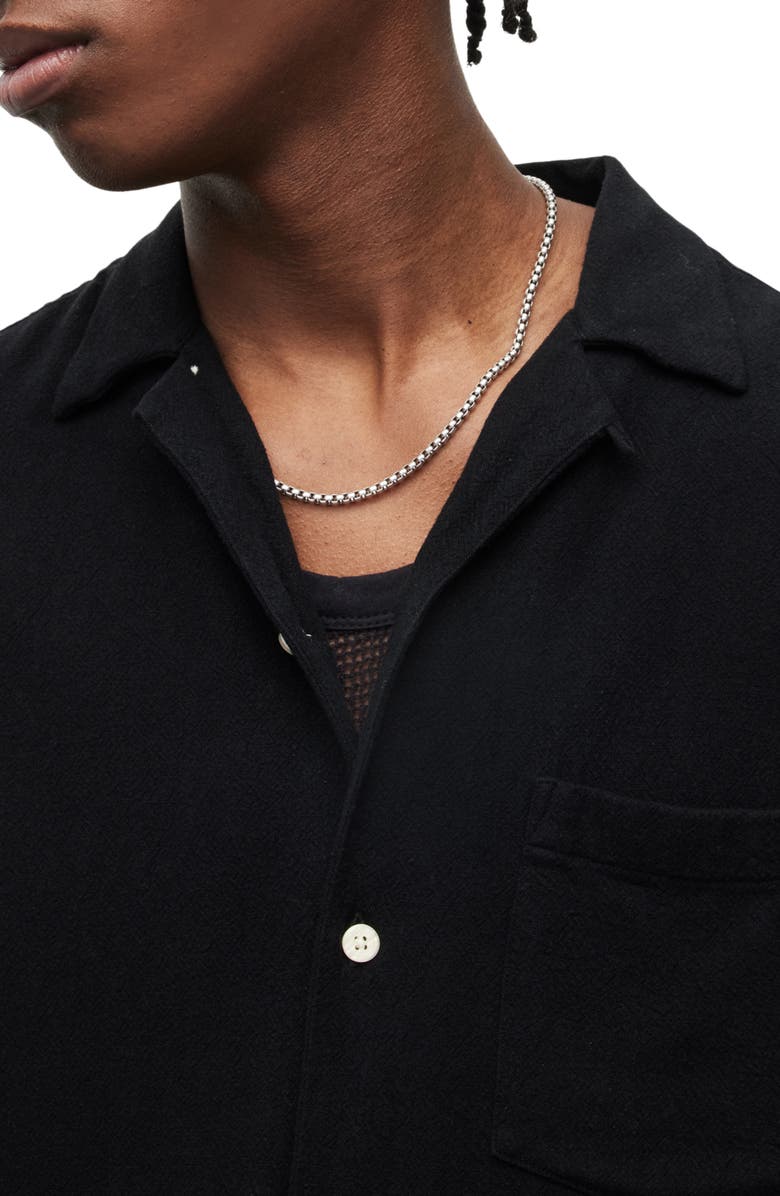 AllSaints Cudi Camp Shirt, Alternate, color, 