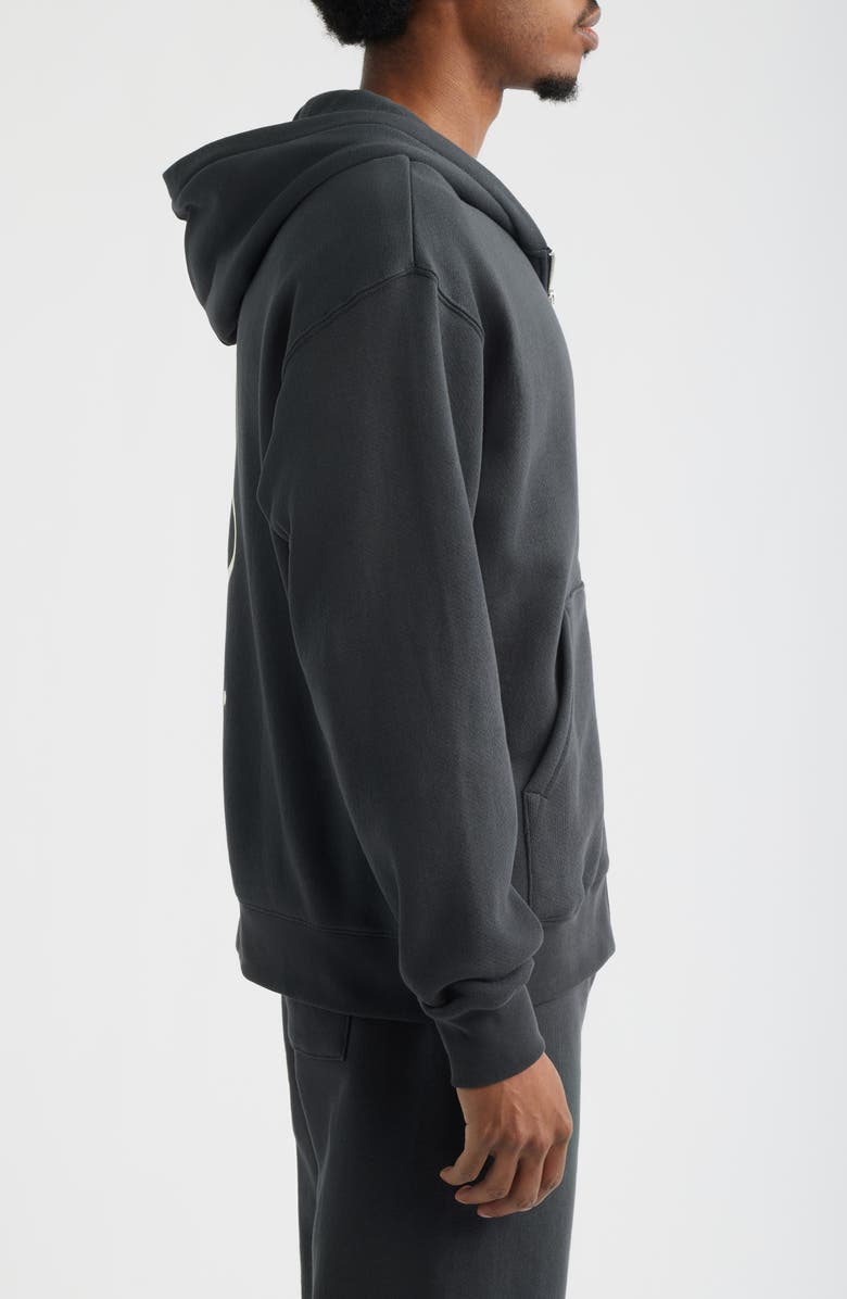 Museum of Peace & Quiet Wordmark Zip Hoodie, Alternate, color, Black