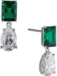 Nadri Shine On Cubic Zirconia Drop Earrings