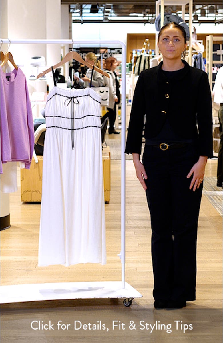 Ilse Front Tie Midi Dress, sales video thumbnail