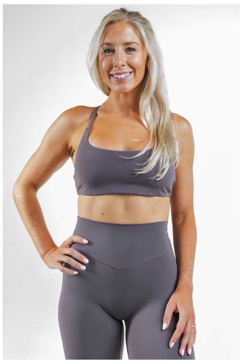Cloud II Strappy Bra, Main, color, Concrete