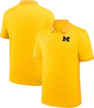 Jordan Brand Men's Jordan Brand Maize Michigan Wolverines 2025 Early Season Coaches Sideline Victory Stripe Performance Polo
