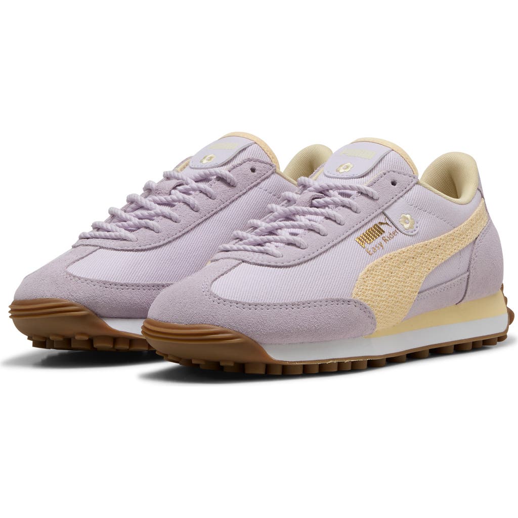 Puma Kids' Easy Rider Feels Sneaker In Lilac Frost-creamy Vanilla