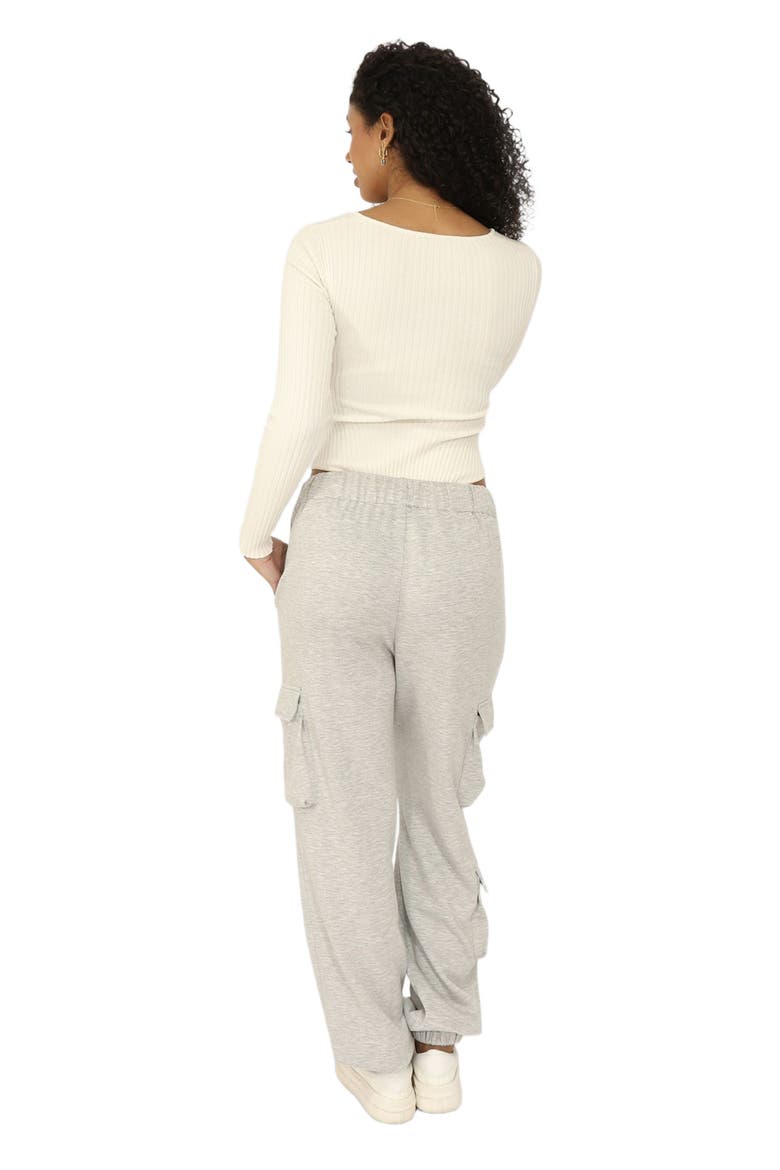 Perfect Match Cargo Trackpants, Alternate, color, Grey Marle