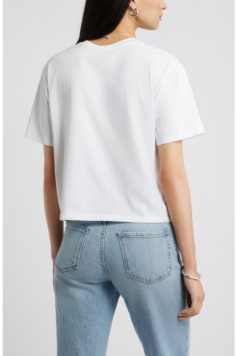 Relaxed Fit Pima Cotton Crewneck T-Shirt, Alternate, color, WHITE