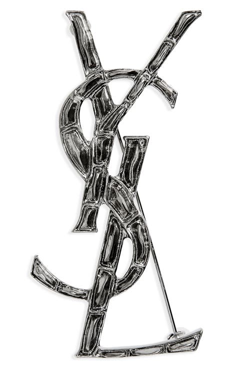 Opyum Lait Branch Monogram Brooch