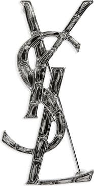 Saint Laurent Opyum Lait Branch Monogram Brooch