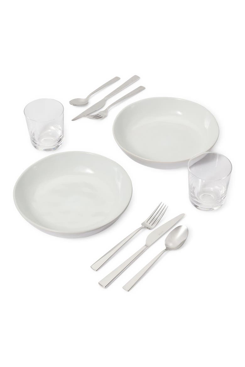 The Entry Way 10-Piece Set, Main, color, WHITE SOLIDS