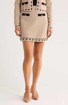 Ellen Tracy Seed Stitch Sweater Skirt