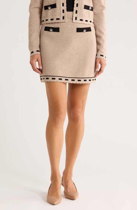 Ellen Tracy Seed Stitch Sweater Skirt