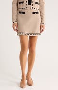 Ellen Tracy Seed Stitch Sweater Skirt