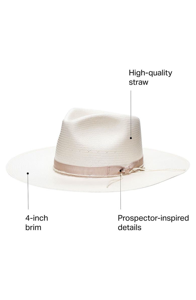Stetson Jw Marshall Straw Hat, Alternate, color, Natural