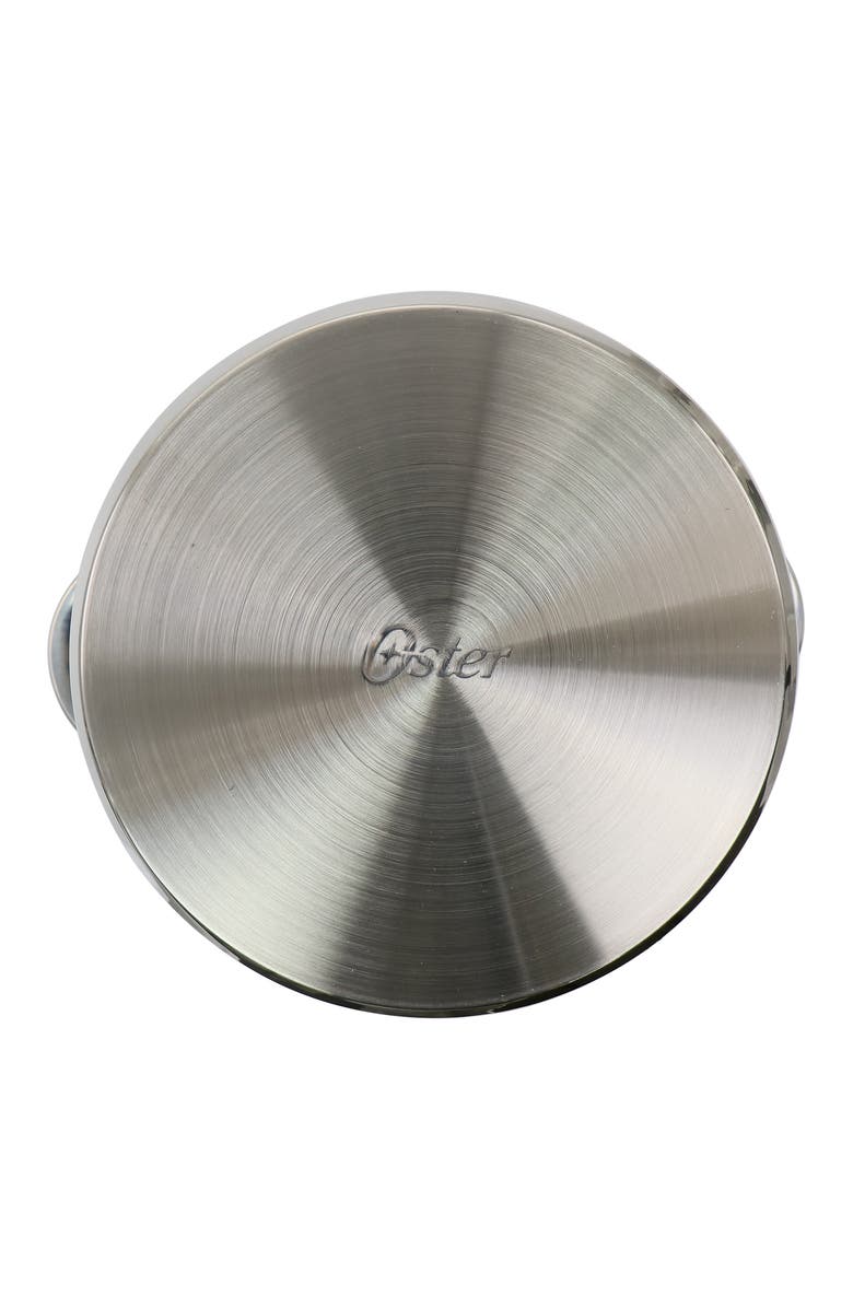 OSTER Sangerfield 5 Quart Stainless Steel Pasta Pot with Strainer Lid and Steamer Basket, Alternate, color, Metallic Silver