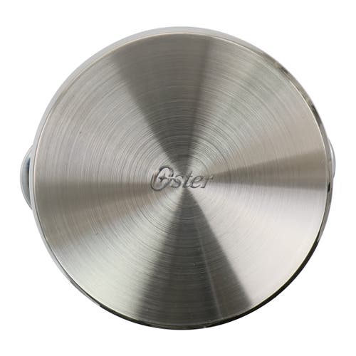 Oster Sangerfield 5 Quart Stainless Steel Pasta Pot With Strainer Lid And Steamer Basket In Silver