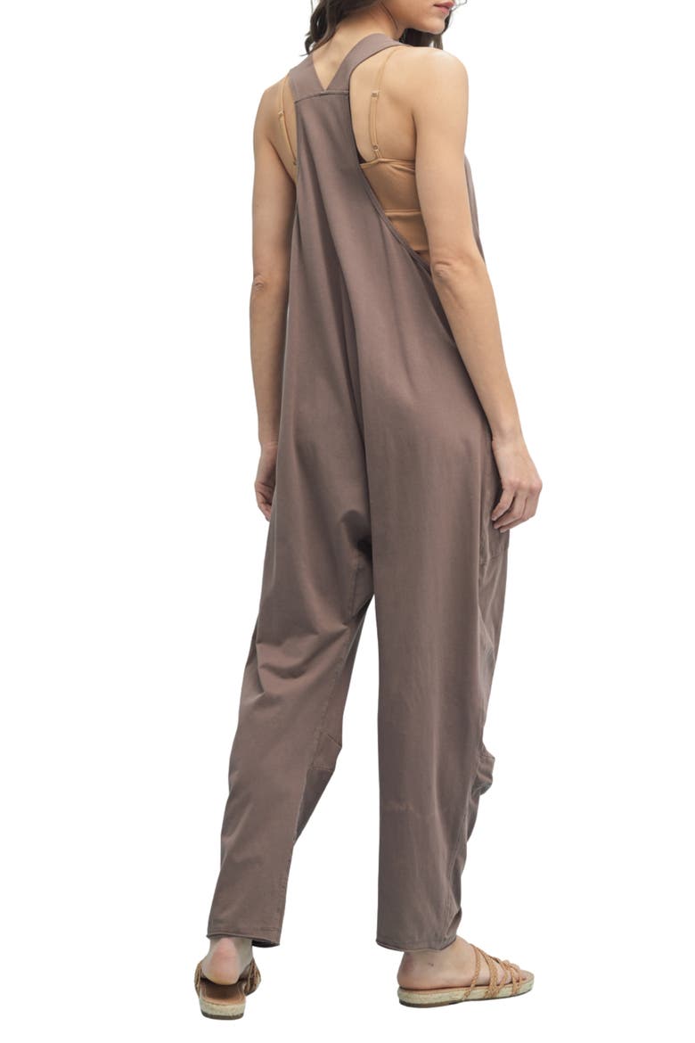 Drop Sleeveless Romper, Alternate, color, CHARCOAL