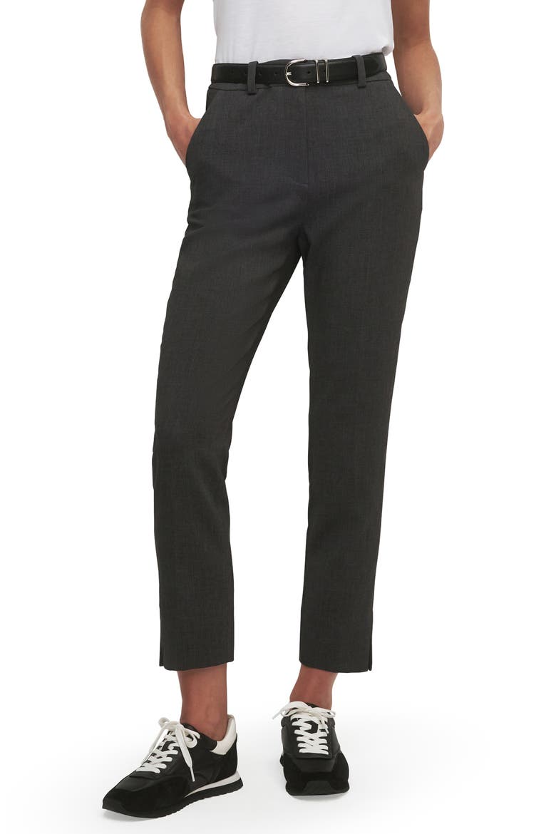 The Favorite High Waist Ankle Cigarette Pants, Main, color, GREY SUITING