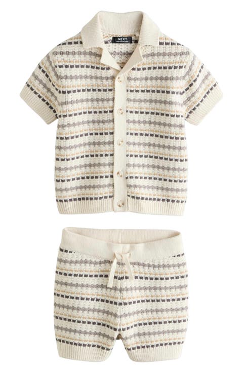 Kids' Knit Shirt & Shorts Set (Toddler & Little Kid)