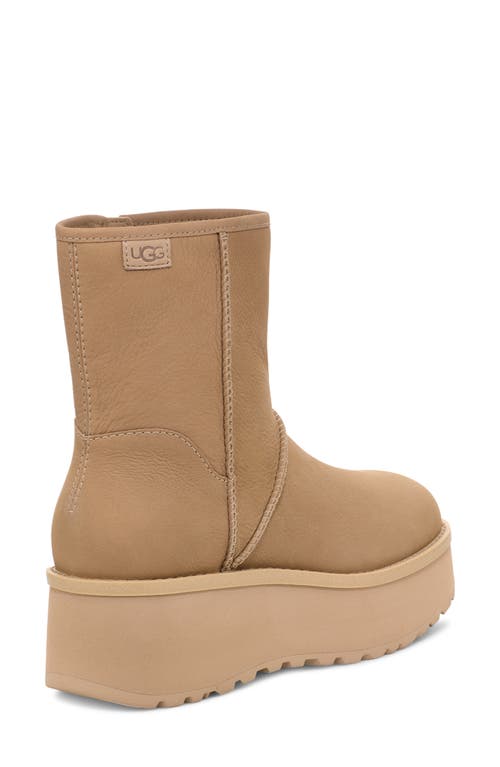 Ugg ® Cityfunc Mid Platform Bootie In Mustard Seed