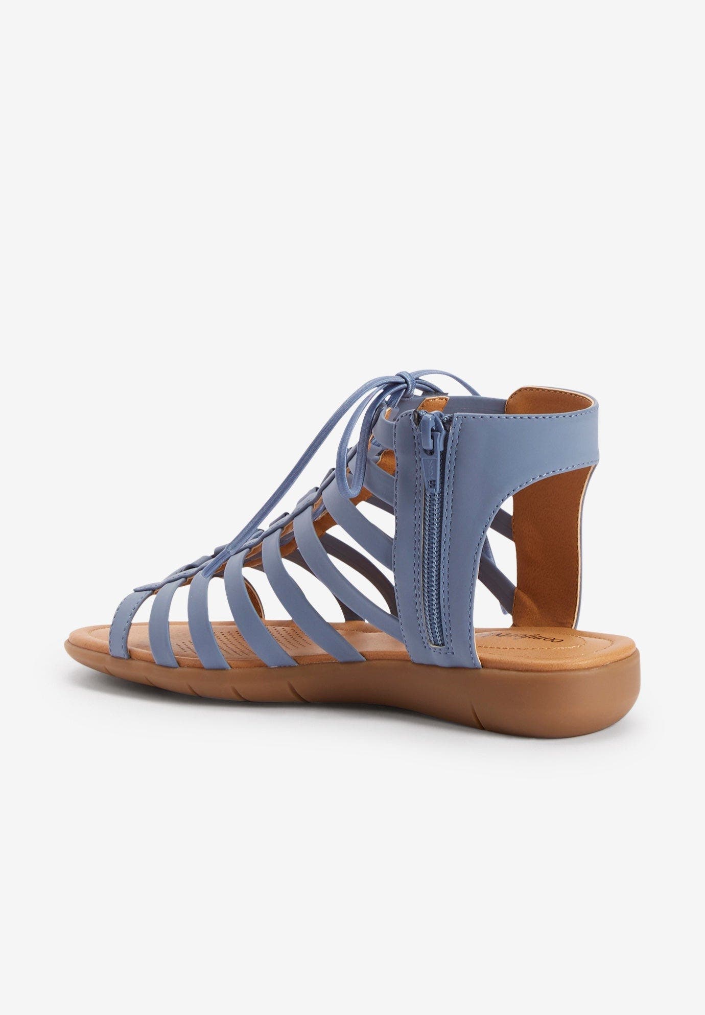 The Renata Sandal, Alternate, color, CHAMBRAY BLUE