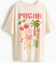 H&M Oversized Print-motif T-shirt