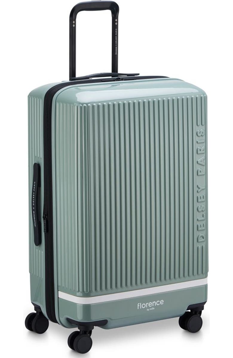 Florence by Mills Spin Me Away Expandable 24" Medium Spinner, Alternate, color, Sage Green