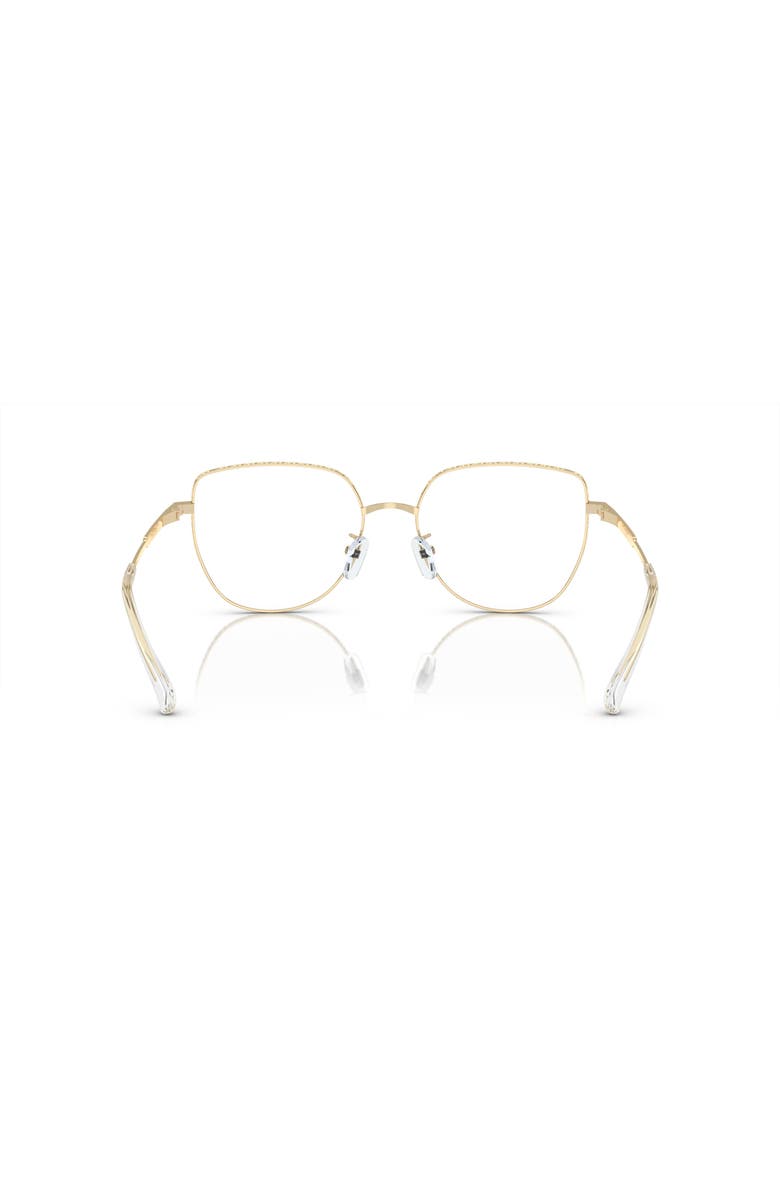 Michael Kors 55mm Round optical glasses, Alternate, color, Gold