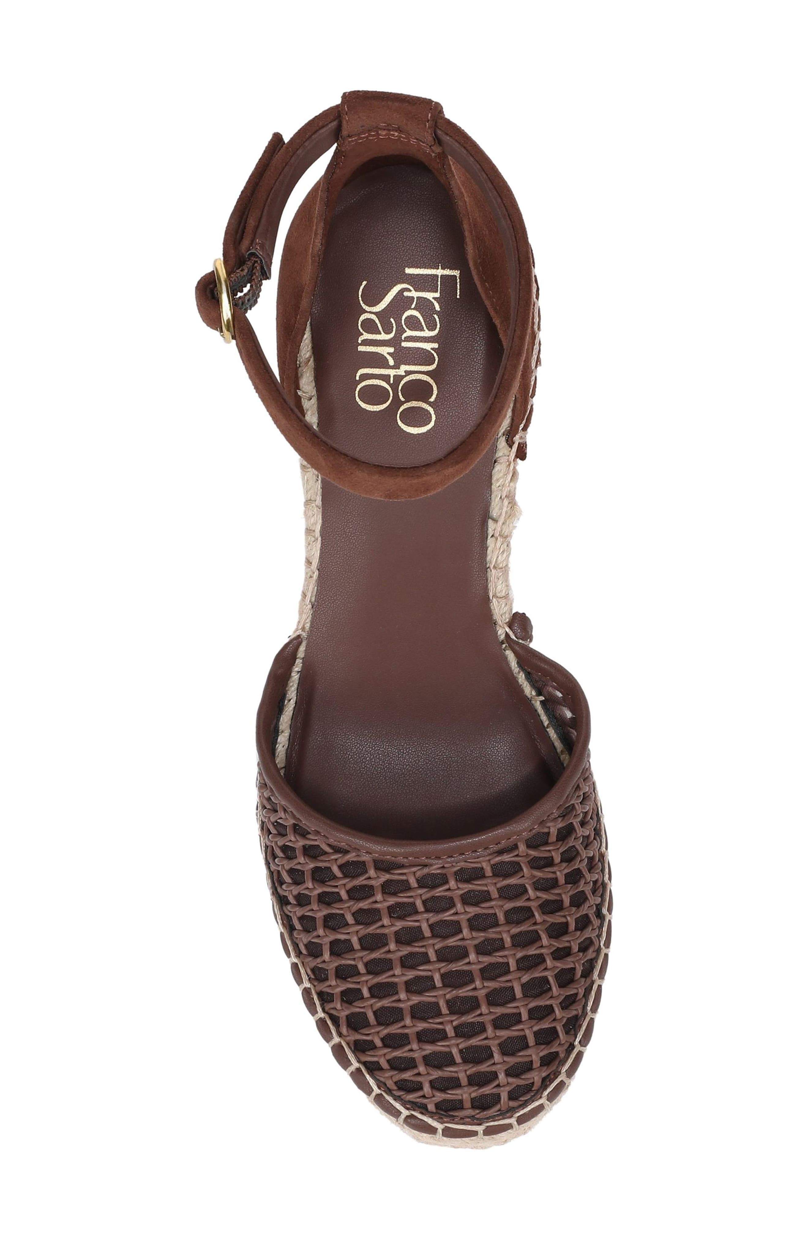 Idalia Espadrille Wedge, Alternate, color, DARK BROWN