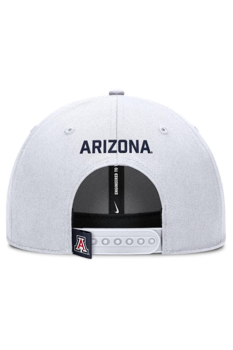 Men's Nike White Arizona Wildcats 2025 On-Field Rise Performance Adjustable Hat, Alternate, color, White