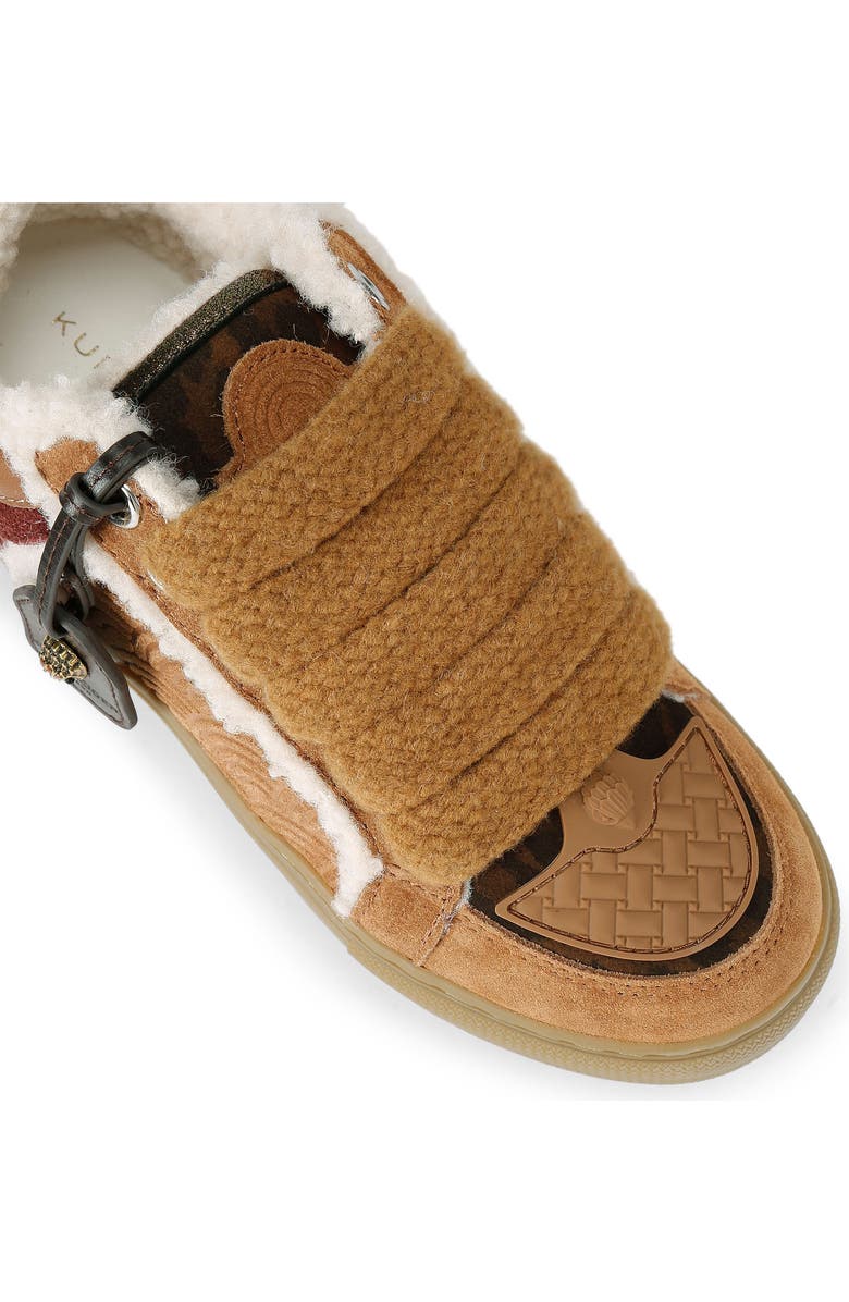 Kurt Geiger London Southbank Tag Platform Sneaker, Alternate, color, Open Brown