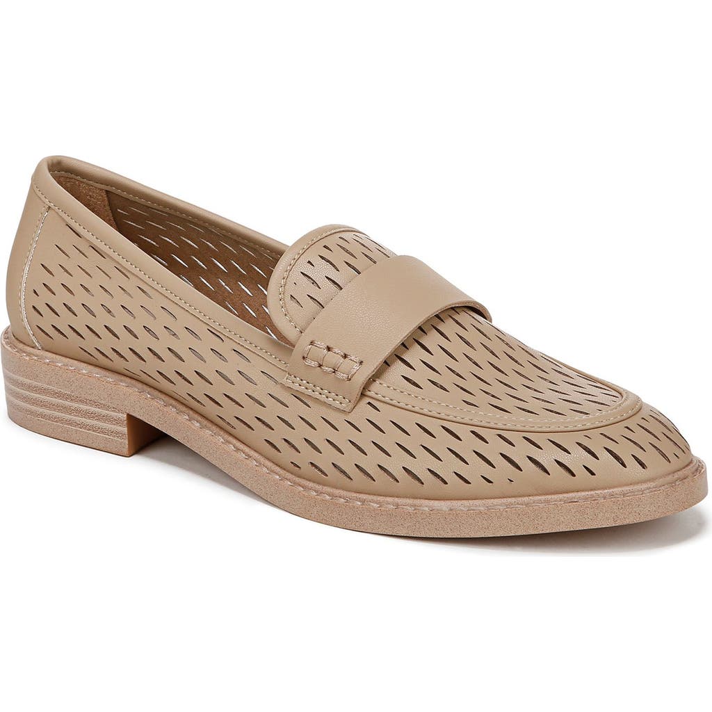 Shop Franco Sarto Alison Lasercut Loafer In Beige