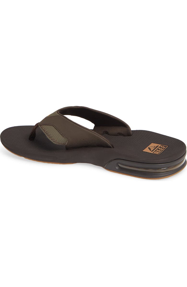 Reef Fanning Low Flip Flop, Alternate, color, Brown Gum