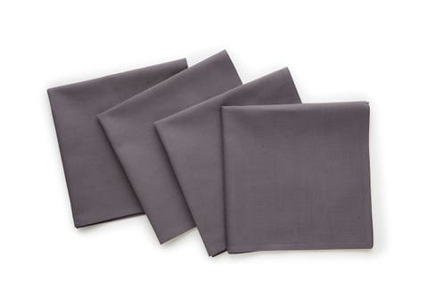 Linen Dinner Napkins - Dru - Cotton Linen Plain, 20" x 20" Inch