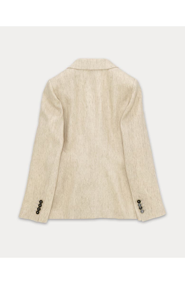 Fortela Bastien Classic Linen Jacket, Alternate, color, Cream