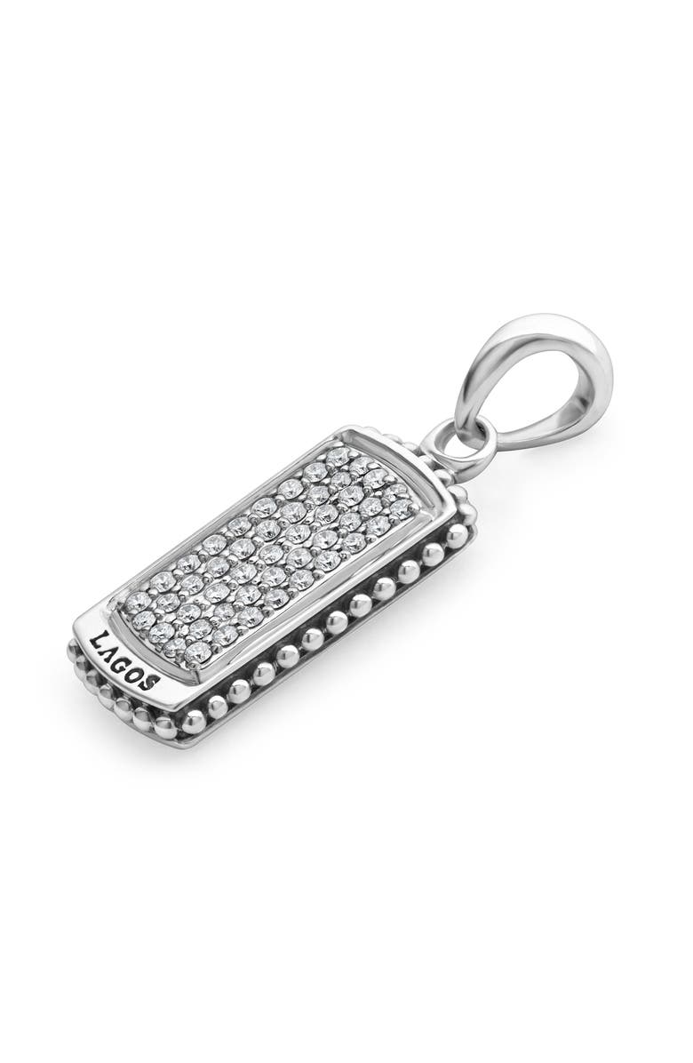 LAGOS Men's Anthem Diamond Tag Amulet, Alternate, color,