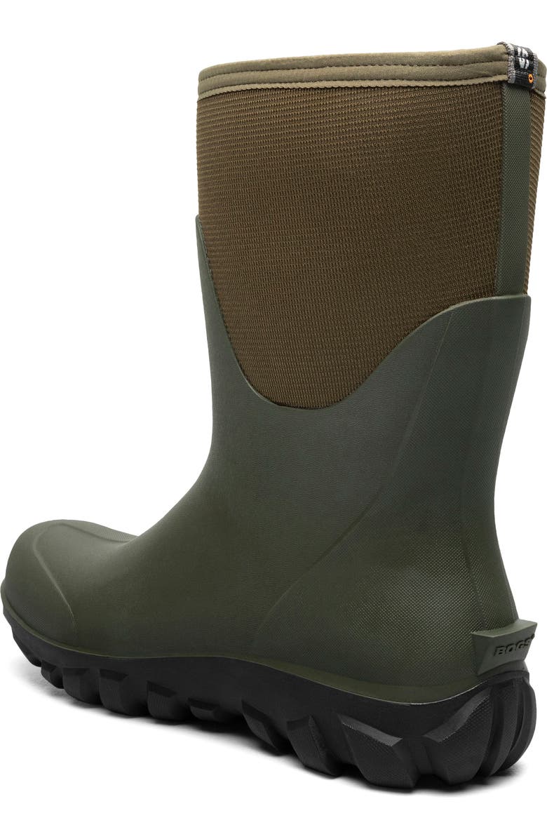 Bogs Classic Seamles Mid Waterproof Boot, Alternate, color, Dark Green
