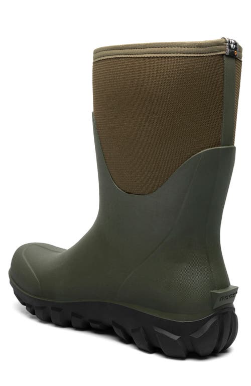 Bogs Classic Seamles Mid Waterproof Boot In Green
