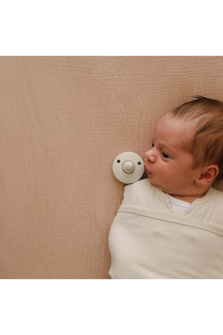 Baby Binnie Stow-Away Retractable Silicone Pacifier, Alternate, color, Oatmeal blush