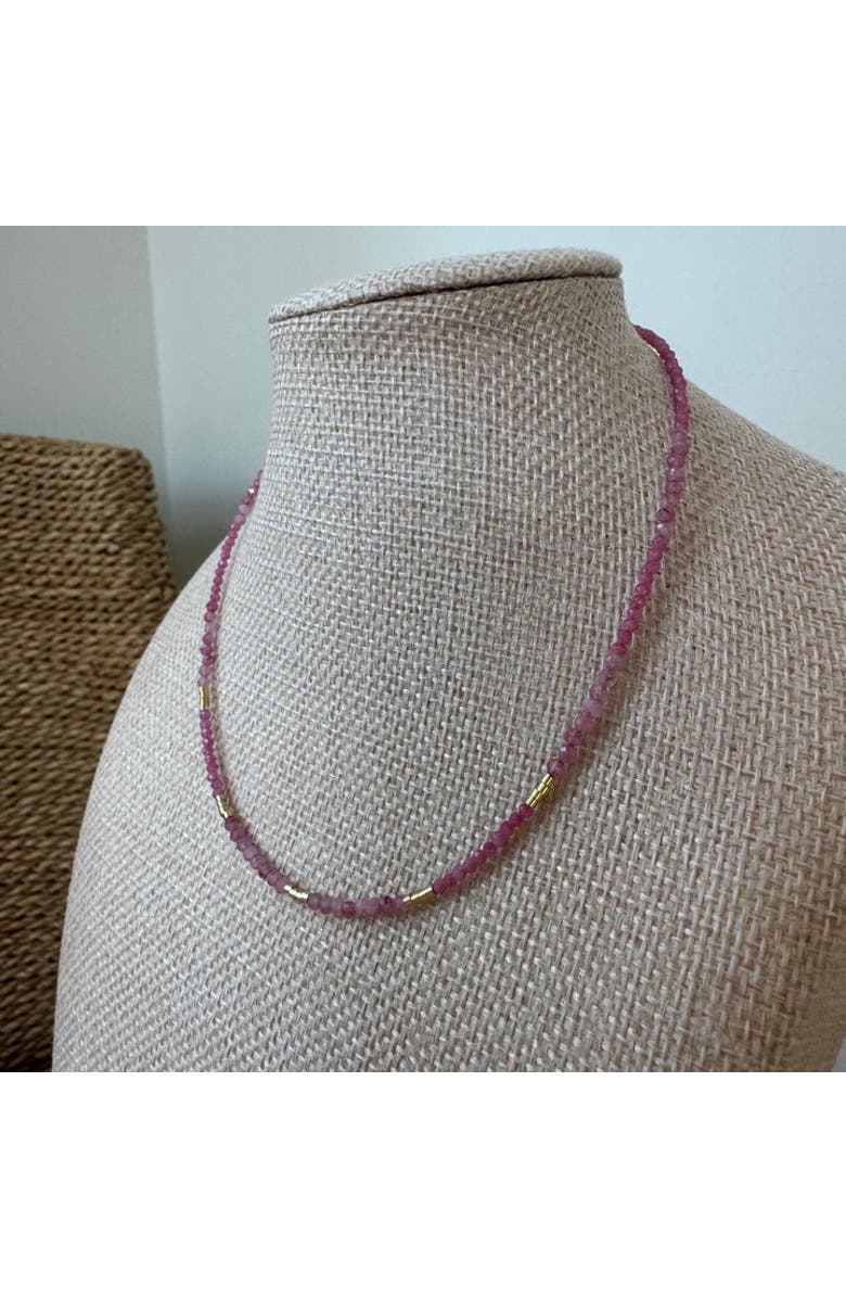 Erin McDermott Jewelry Rosewater Necklace, Alternate, color, Pink