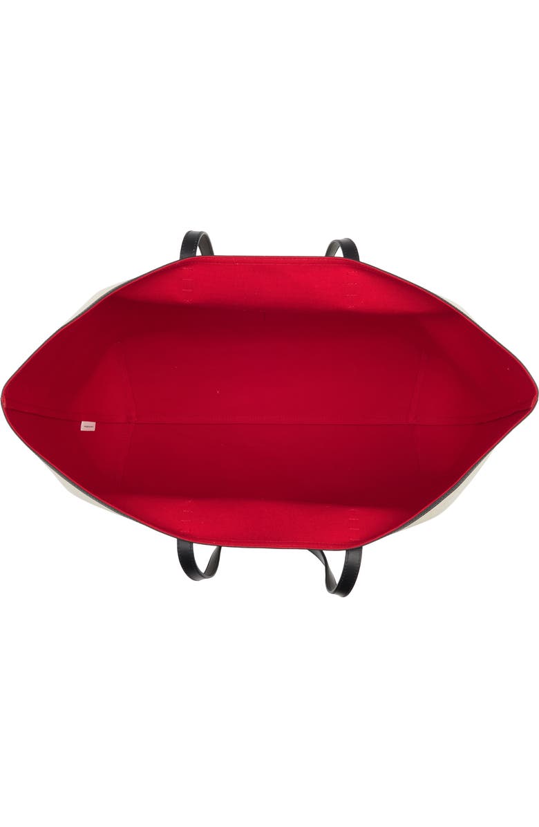 Mansur Gavriel Oversize Summer Tote, Alternate, color, Natural / Flamma