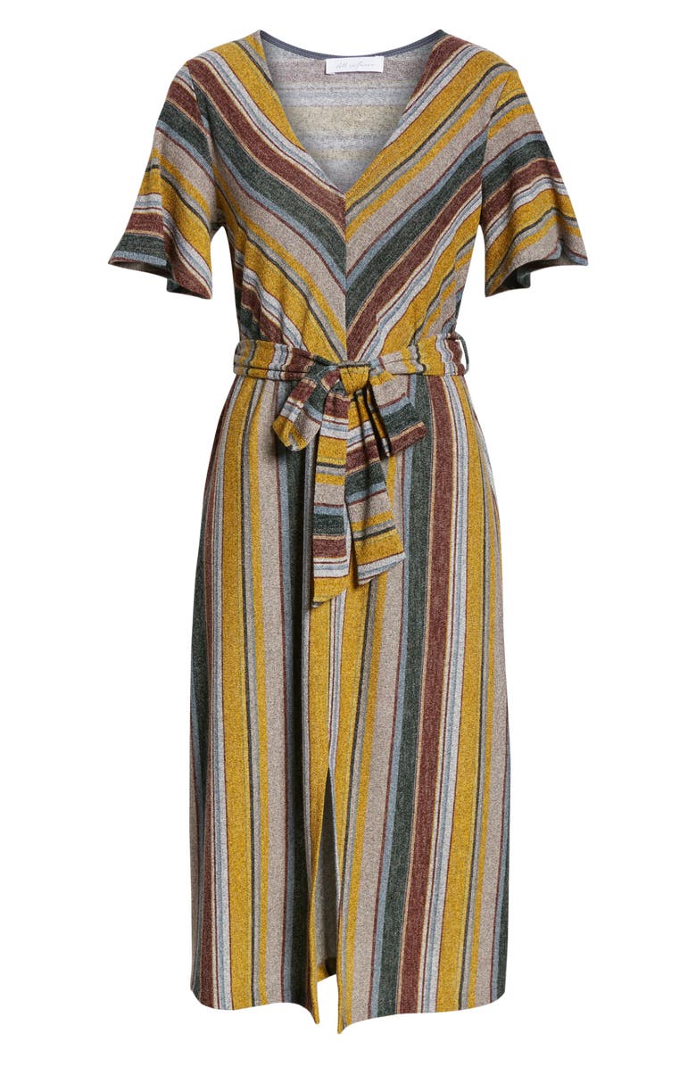 All in Favor Stripe Knit Midi Dress, Alternate, color,