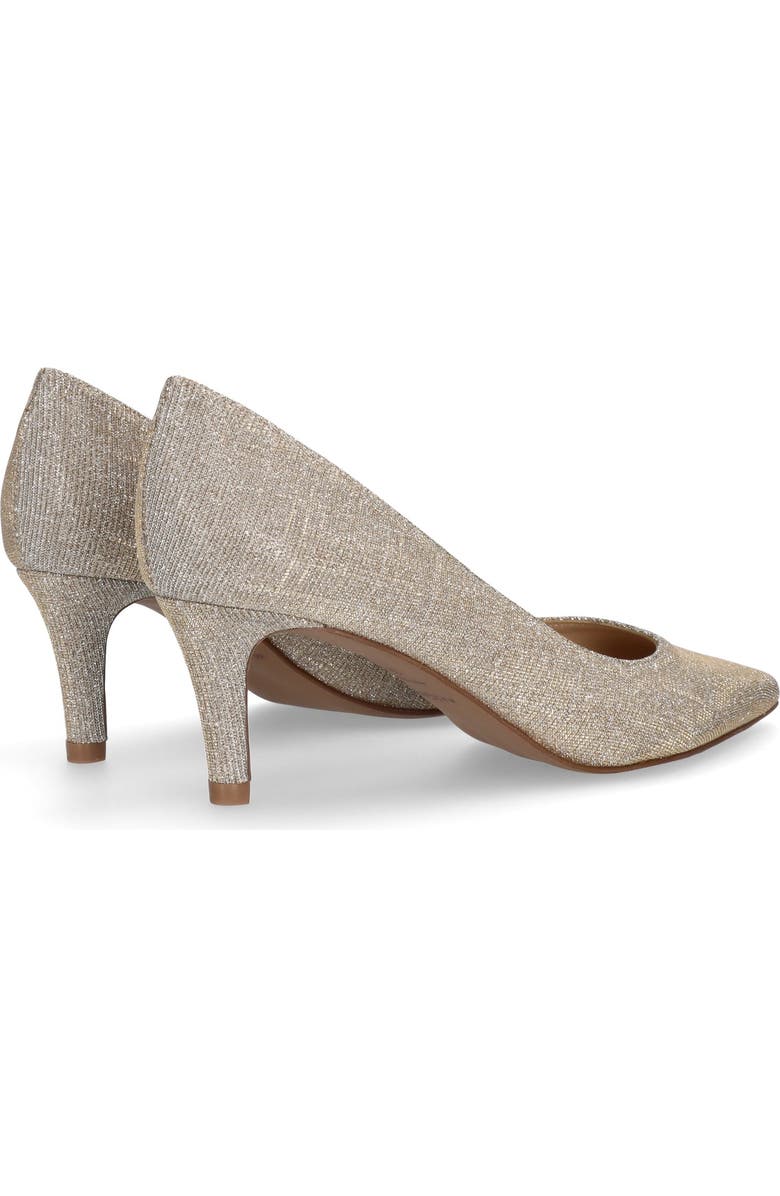 MASCARO Glitzy Mid Heel Pump, Alternate, color, Metallic Gold