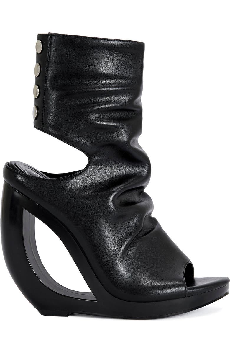 AZALEA WANG Circos Wedge Sandal, Main, color, Black