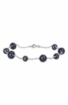 DELMAR Black Pearl Station Bracelet